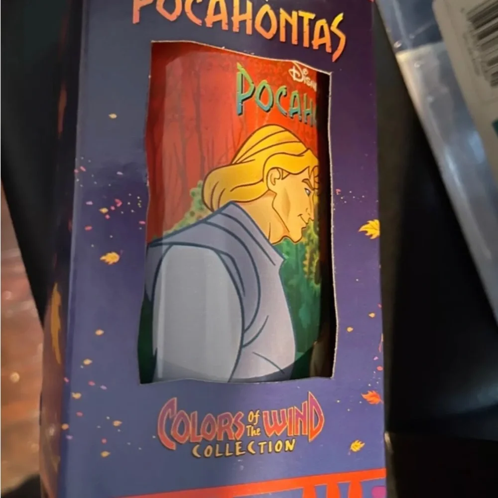 4 Vintage Disney Burger King Pocahontas Colors Of The Wind Glasses 1994
